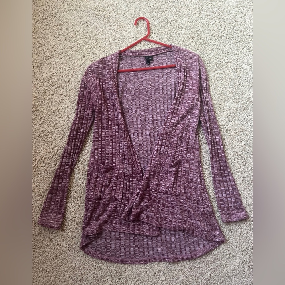 Purple Cardigan